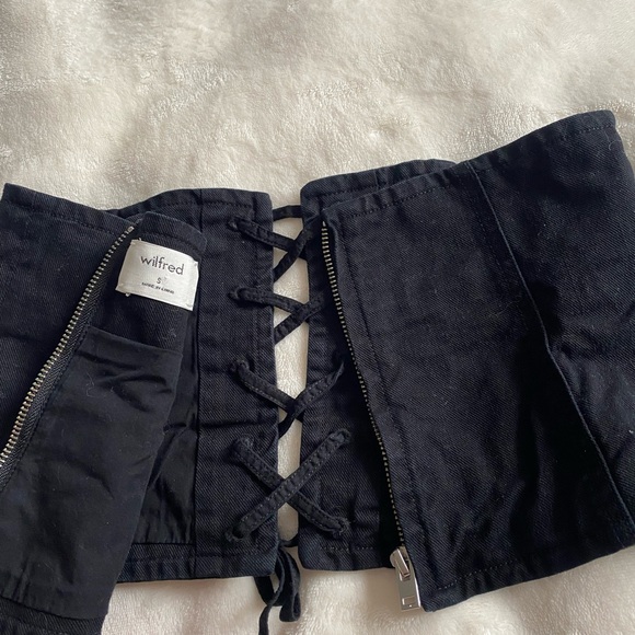 Aritzia Wilfred Jean Denim Tube Top - Picture 6 of 10